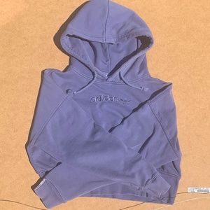 Adidas Cropped Hoodie - Women's Small